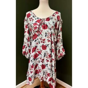 American Eagle Outfitters Boho Grandmacore Floral Tunic Dress Women's Size XL